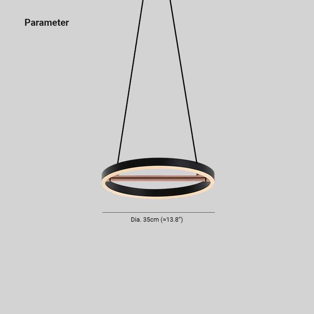Valentina Moderne LED Suspension Rond Chambre à Coucher Salon - Neutralighting