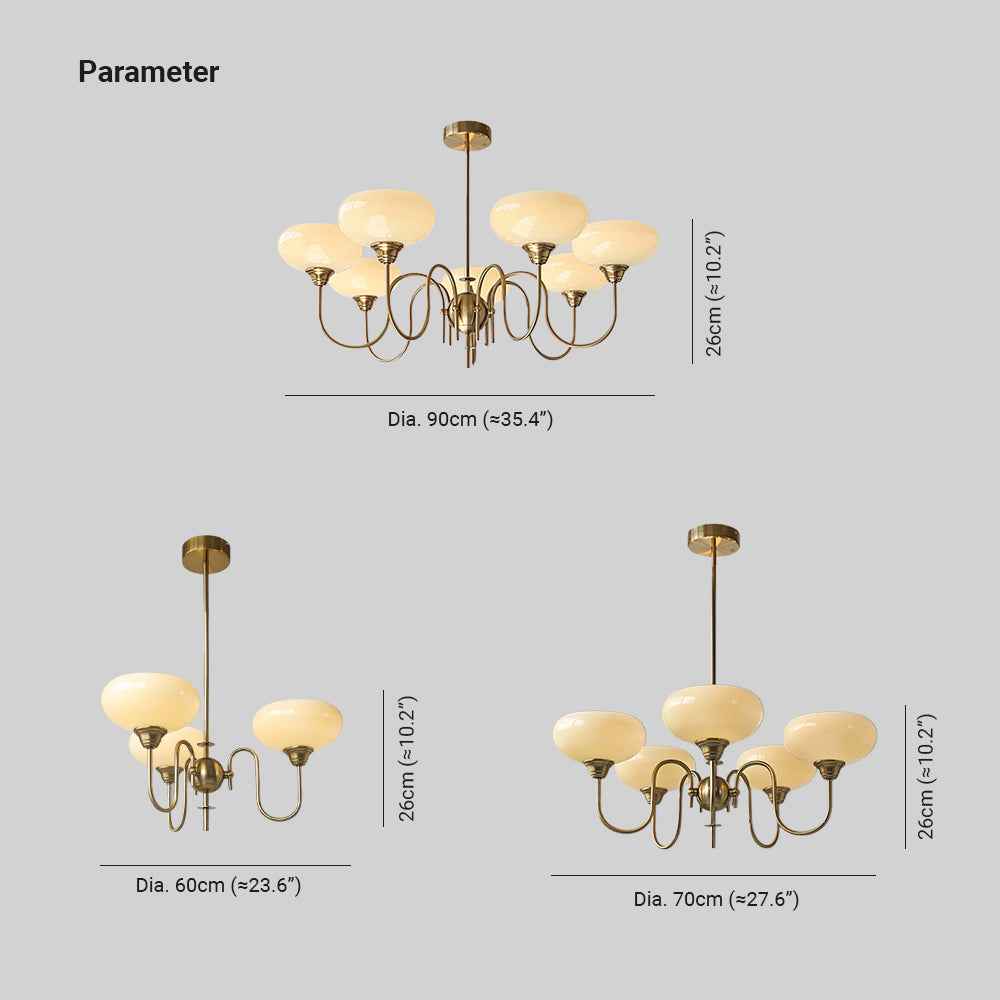 Lustre Arisha en Verre – Design Lustre Moderne