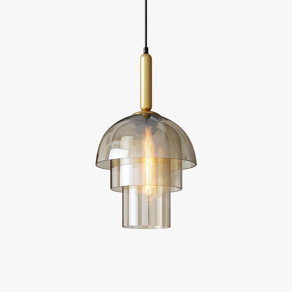 Valentina Moderne Métal Verre Suspension Salon Chambre à Coucher - Neutralighting