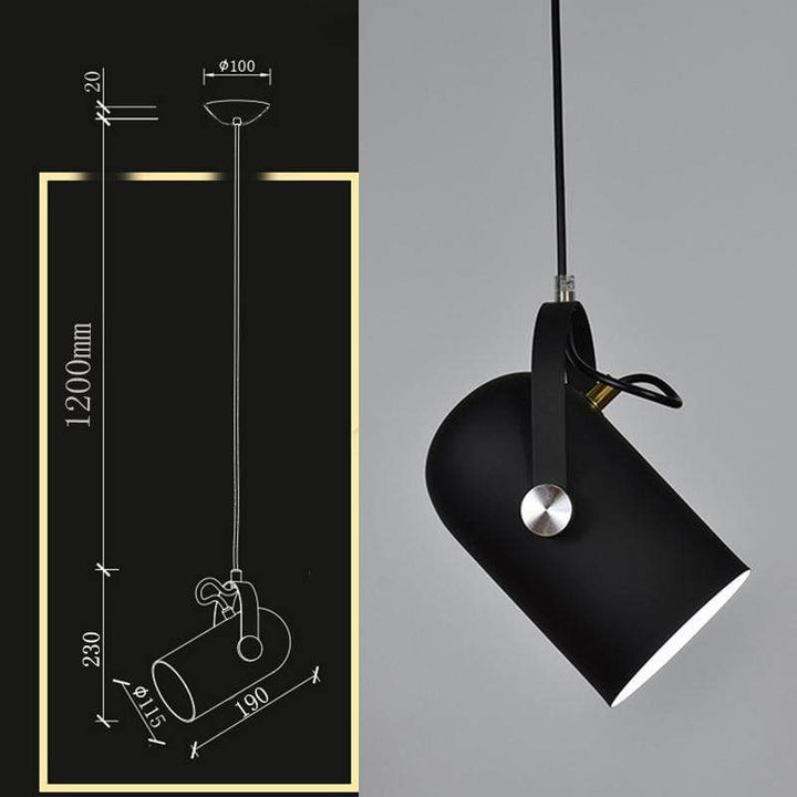 Lexor Luminaires Suspension Rglable Angle Minimaliste - Neutralighting