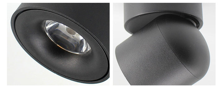 Arisha Plafonnier Spot LED Encastré Modern, Métal, Noir/Blanc, Salon/Salle à Manger - Neutralighting