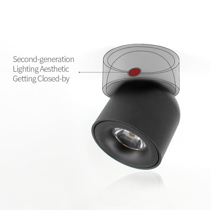 Arisha Plafonnier Spot LED Encastré Modern, Métal, Noir/Blanc, Salon/Salle à Manger - Neutralighting
