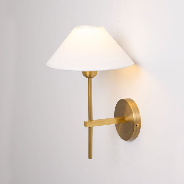 Zosilara Applique Murale Tissu Laiton Industriel Vintage - Neutralighting
