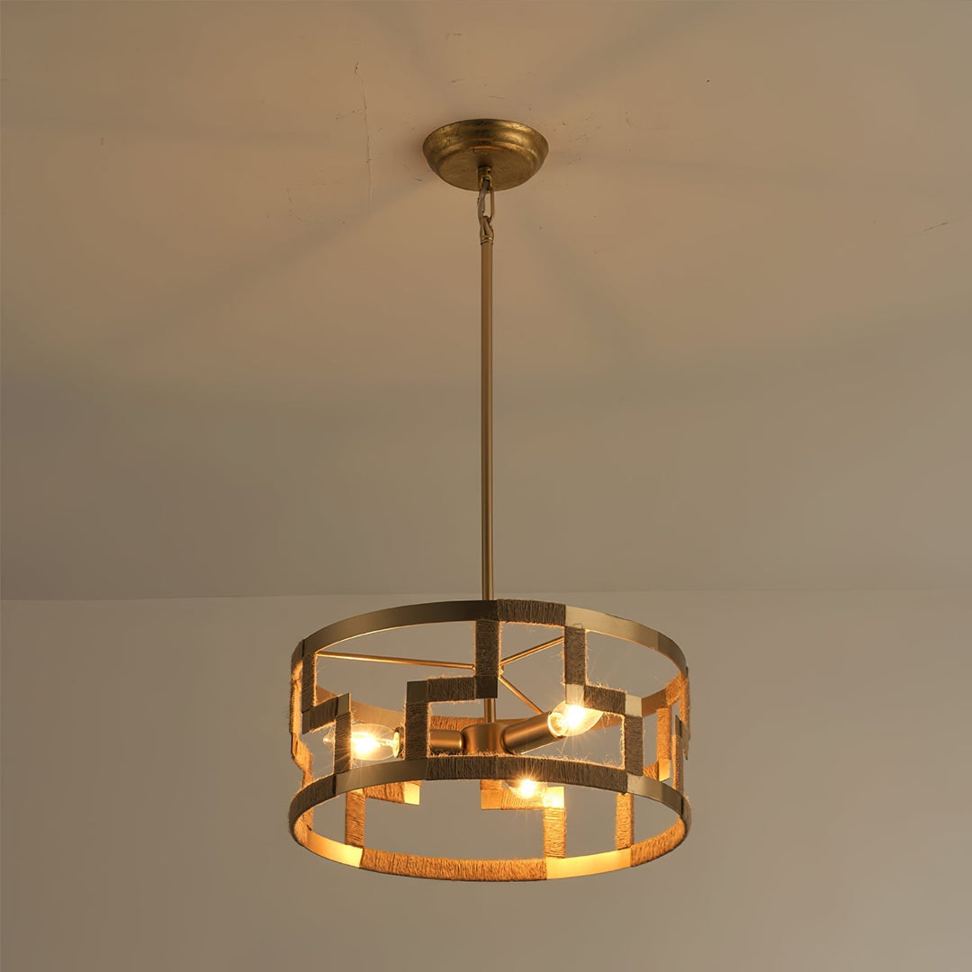 Syraeeth Suspension Métal Doré Créativité Individuelle - Neutralighting
