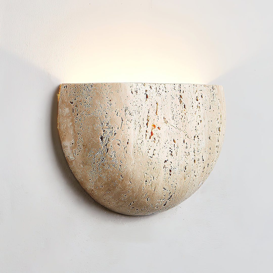 Cuvenarae Applique Murale Travertin Lune Minimaliste - Neutralighting