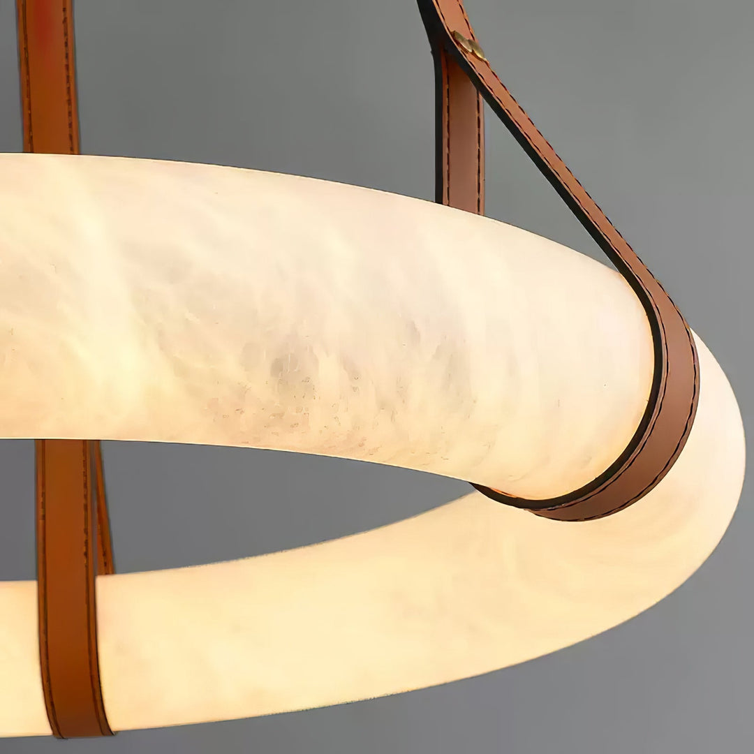 Erzorila Suspension Circulaire en Albâtre - Neutralighting