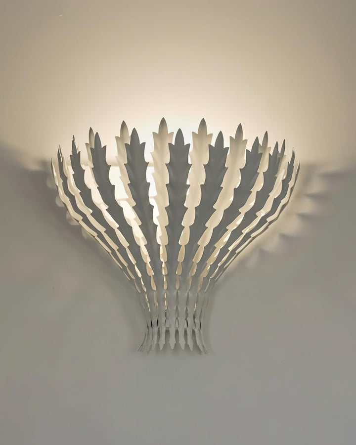Applique Murale Fait à La Main Feuille Motif Corps Élégant - Neutralighting
