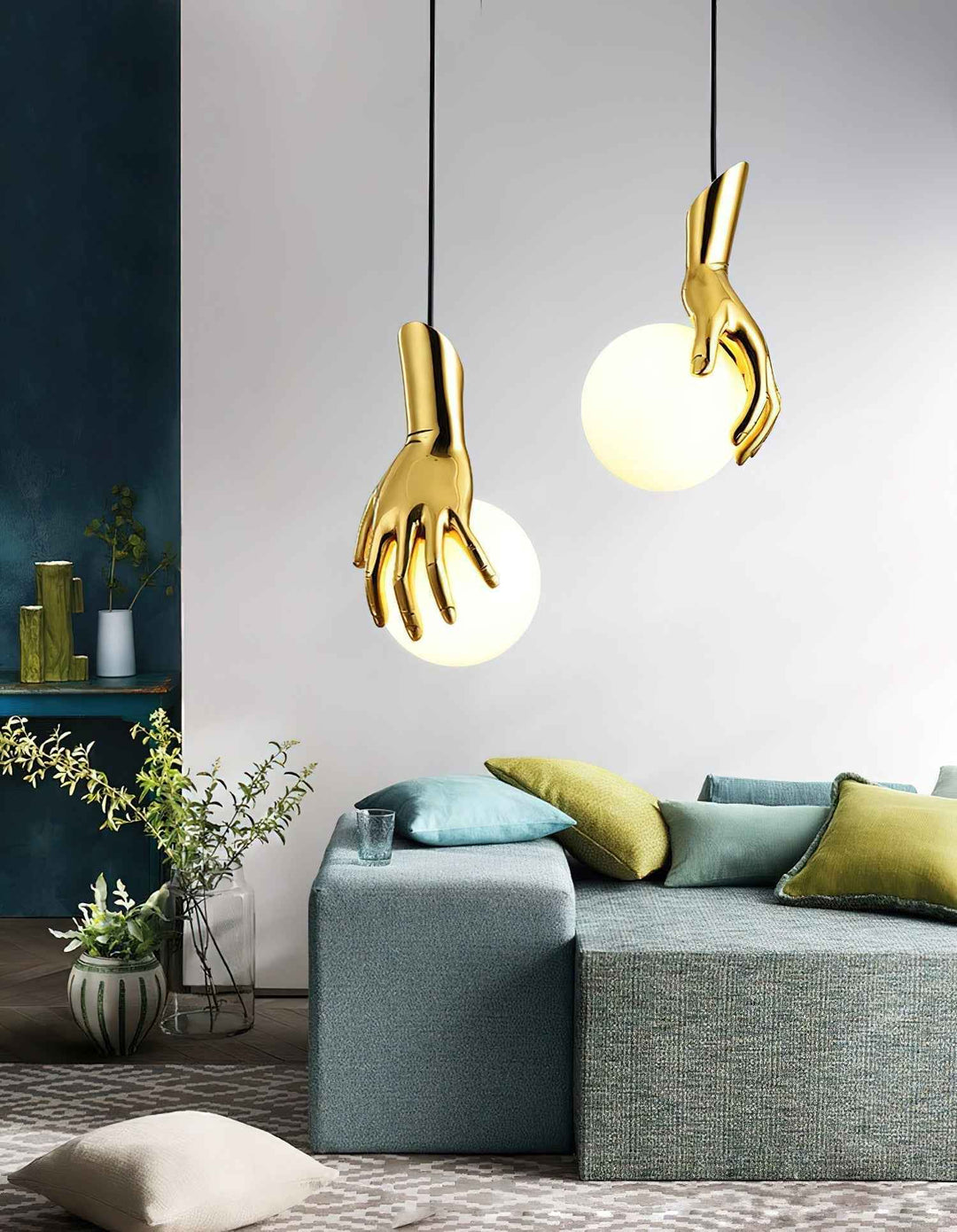 Lampe Avnorira en Laiton – Design Contemporain