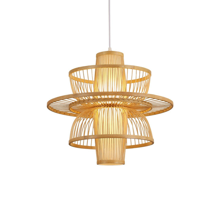 Covarir Lampe Suspension en Bambou Sigyn Fait Main - Neutralighting