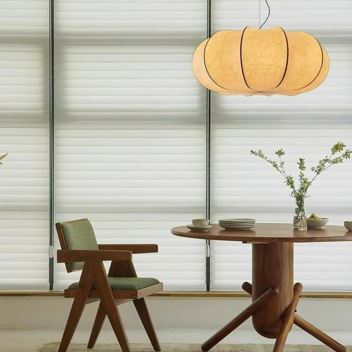 Kiyo Suspension Citrouille en Soie - Neutralighting