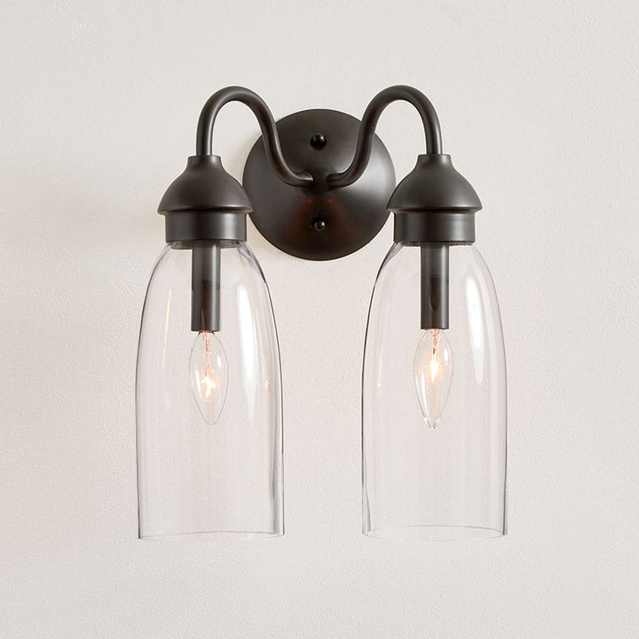Nydoreth Applique Murale Cuivre Verre Moderne - Neutralighting
