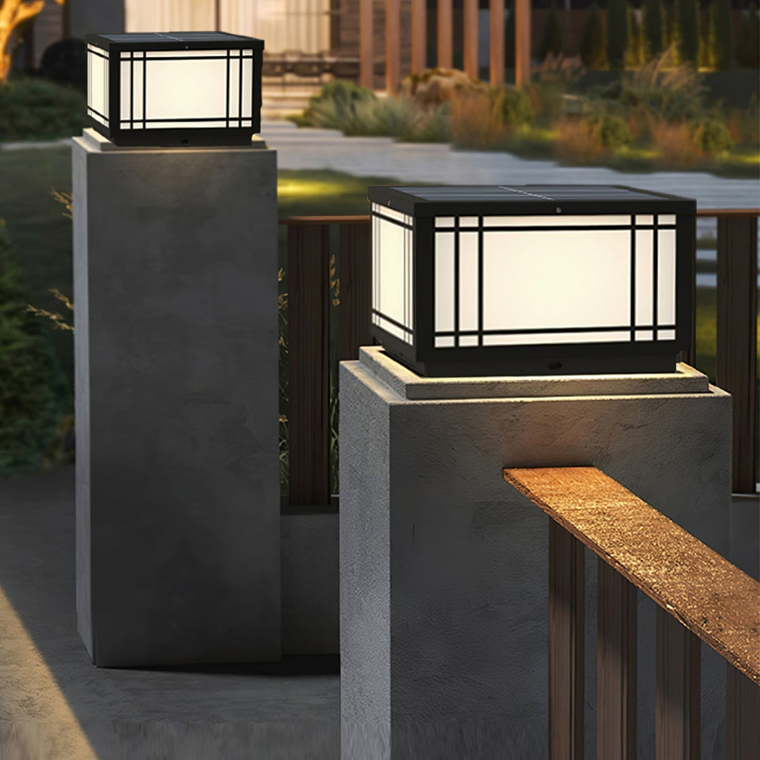 Harrison Lampe Solaire Cube Classique Premium Extérieure - Neutralighting