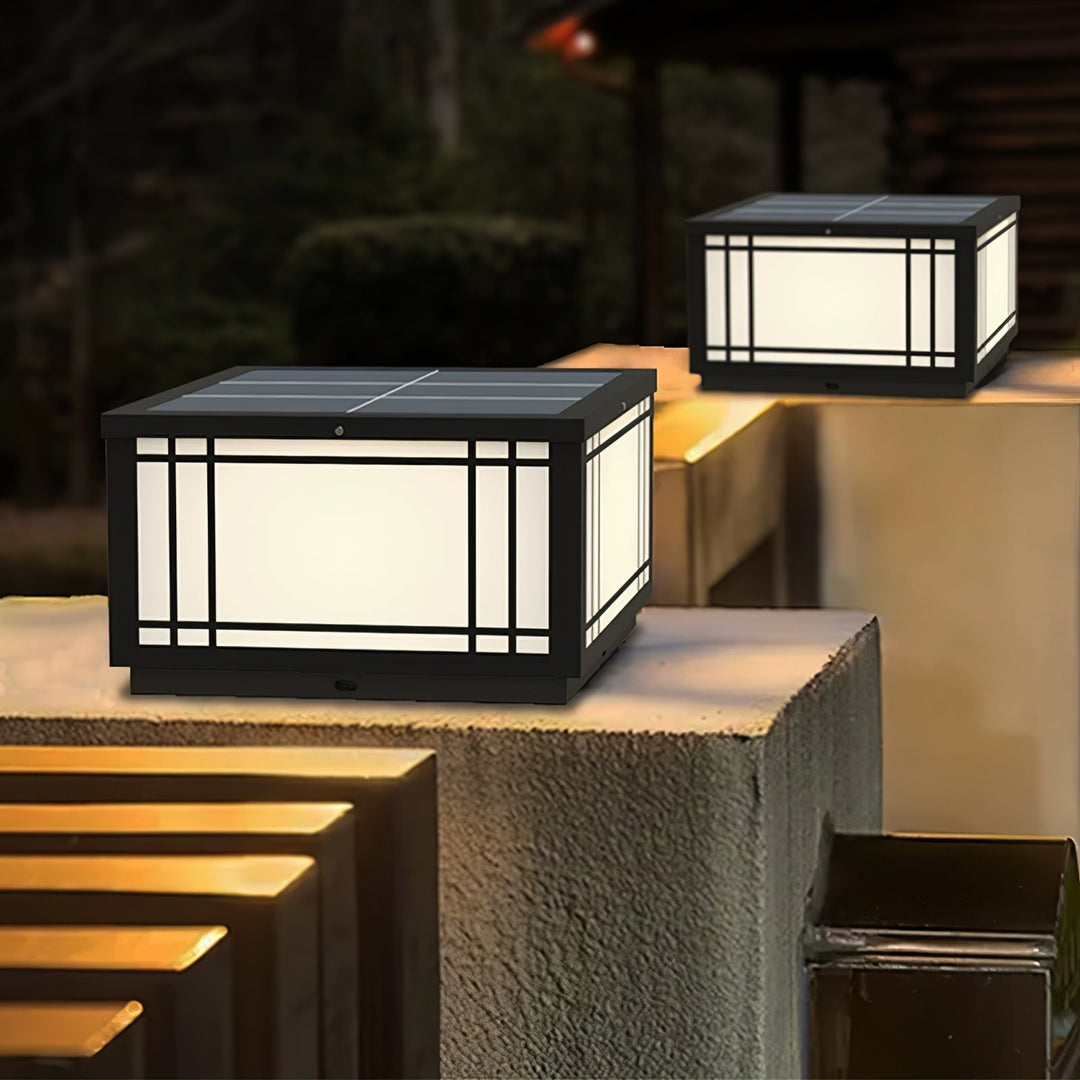 Harrison Lampe Solaire Cube Classique Premium Extérieure - Neutralighting