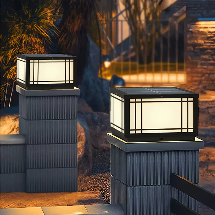 Harrison Lampe Solaire Cube Classique Premium Extérieure - Neutralighting