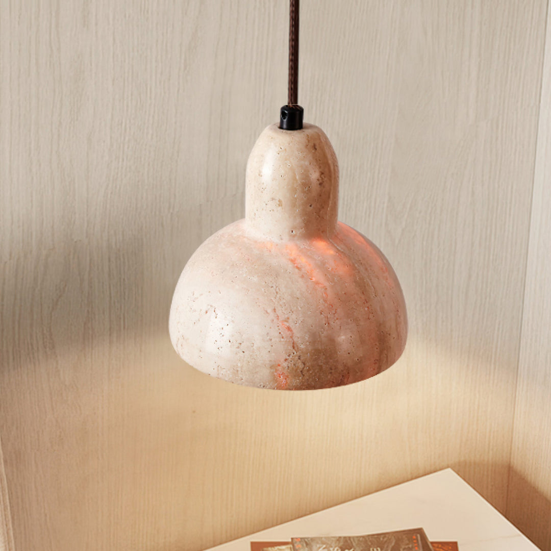 Cyrah Suspension Dôme en Travertin - Neutralighting