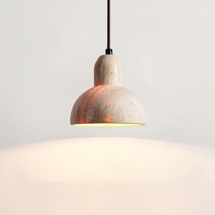 Cyrah Suspension Dôme en Travertin - Neutralighting
