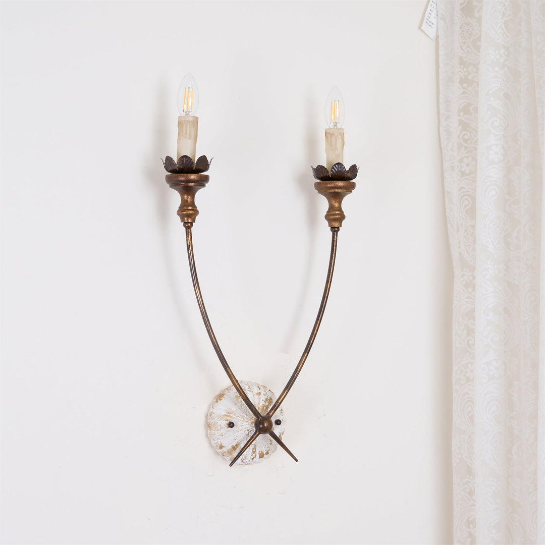 Catalos Applique Murale Vintage Industriel Bois Métal - Neutralighting