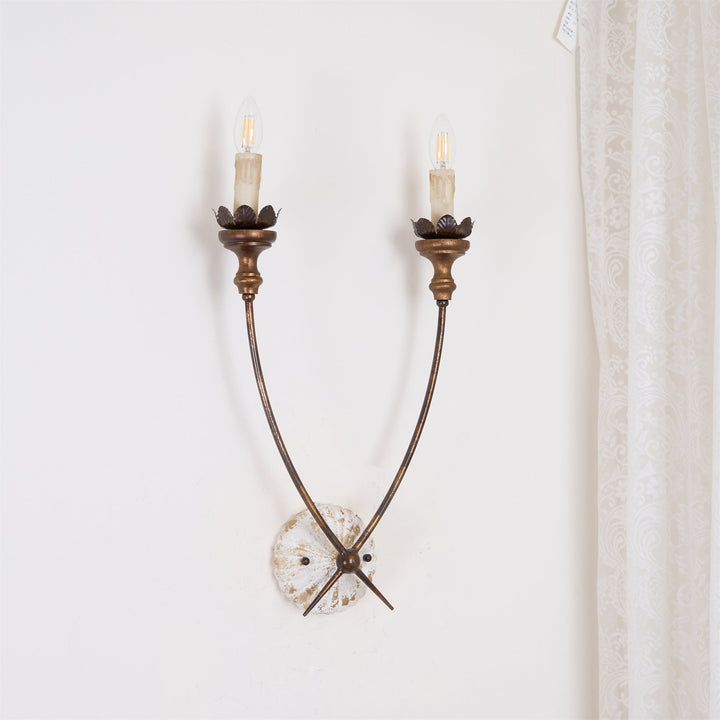 Catalos Applique Murale Vintage Industriel Bois Métal - Neutralighting