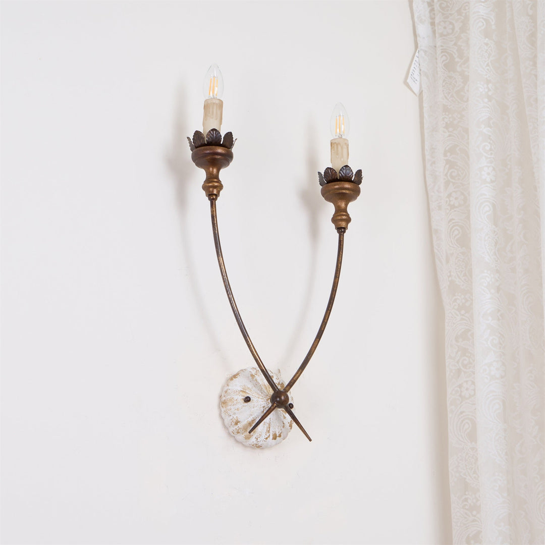 Catalos Applique Murale Vintage Industriel Bois Métal - Neutralighting