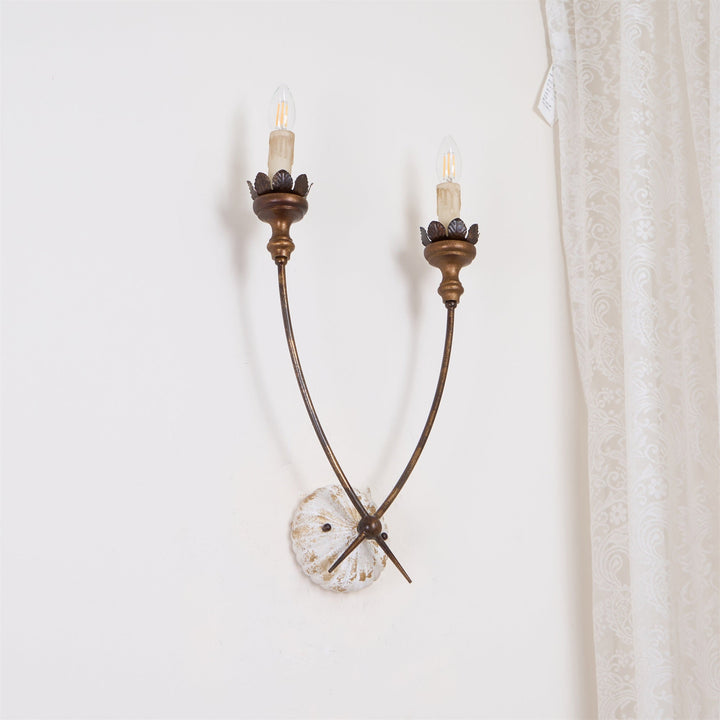 Catalos Applique Murale Vintage Industriel Bois Métal - Neutralighting
