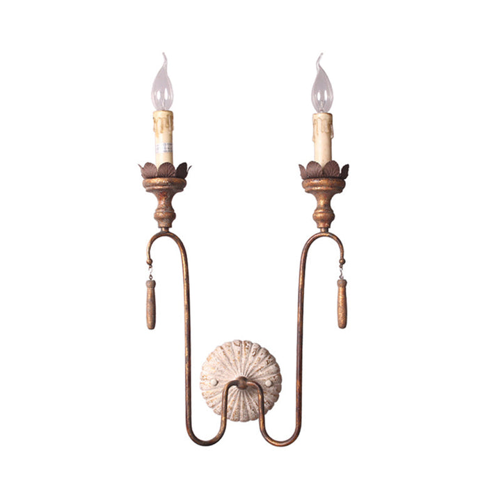 Avelaris Lampe Murale Vintage Industrielle en Bois et Métal - Neutralighting