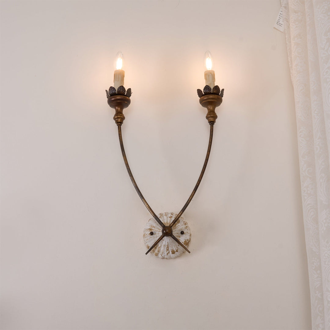 Catalos Applique Murale Vintage Industriel Bois Métal - Neutralighting