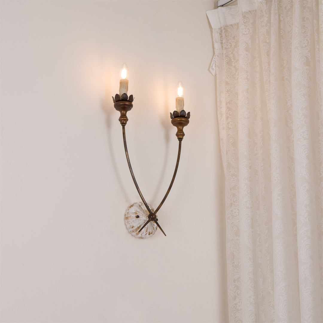 Catalos Applique Murale Vintage Industriel Bois Métal - Neutralighting