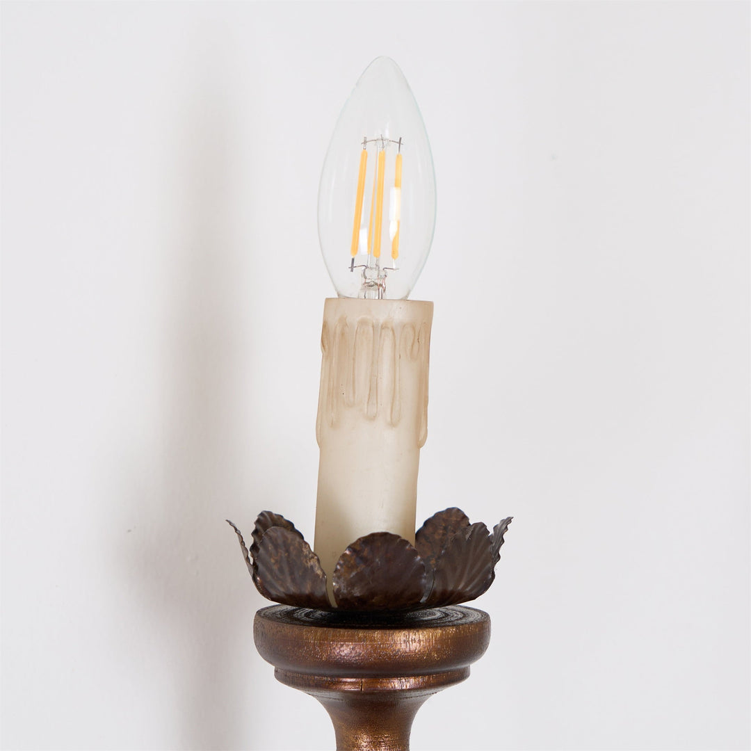 Catalos Applique Murale Vintage Industriel Bois Métal - Neutralighting