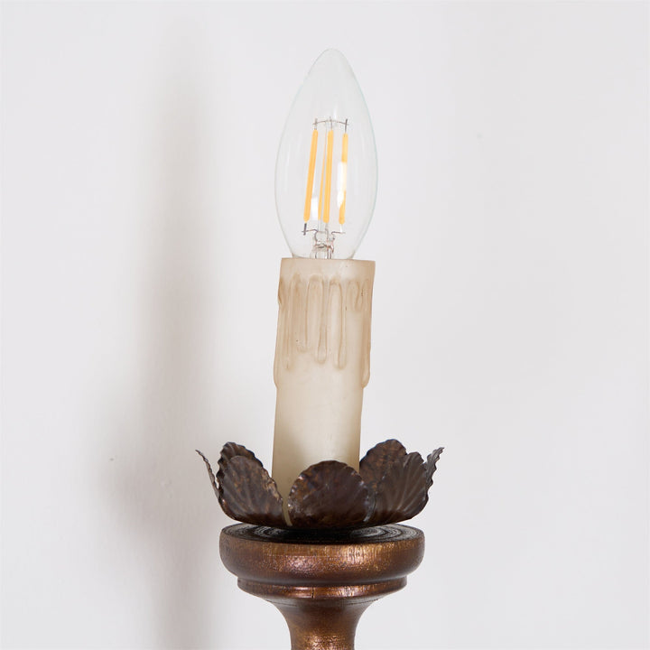 Catalos Applique Murale Vintage Industriel Bois Métal - Neutralighting