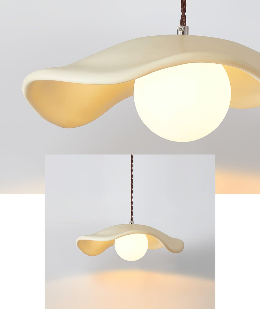 Fluid Lampe Pendante Chapeaux Organiques - Neutralighting