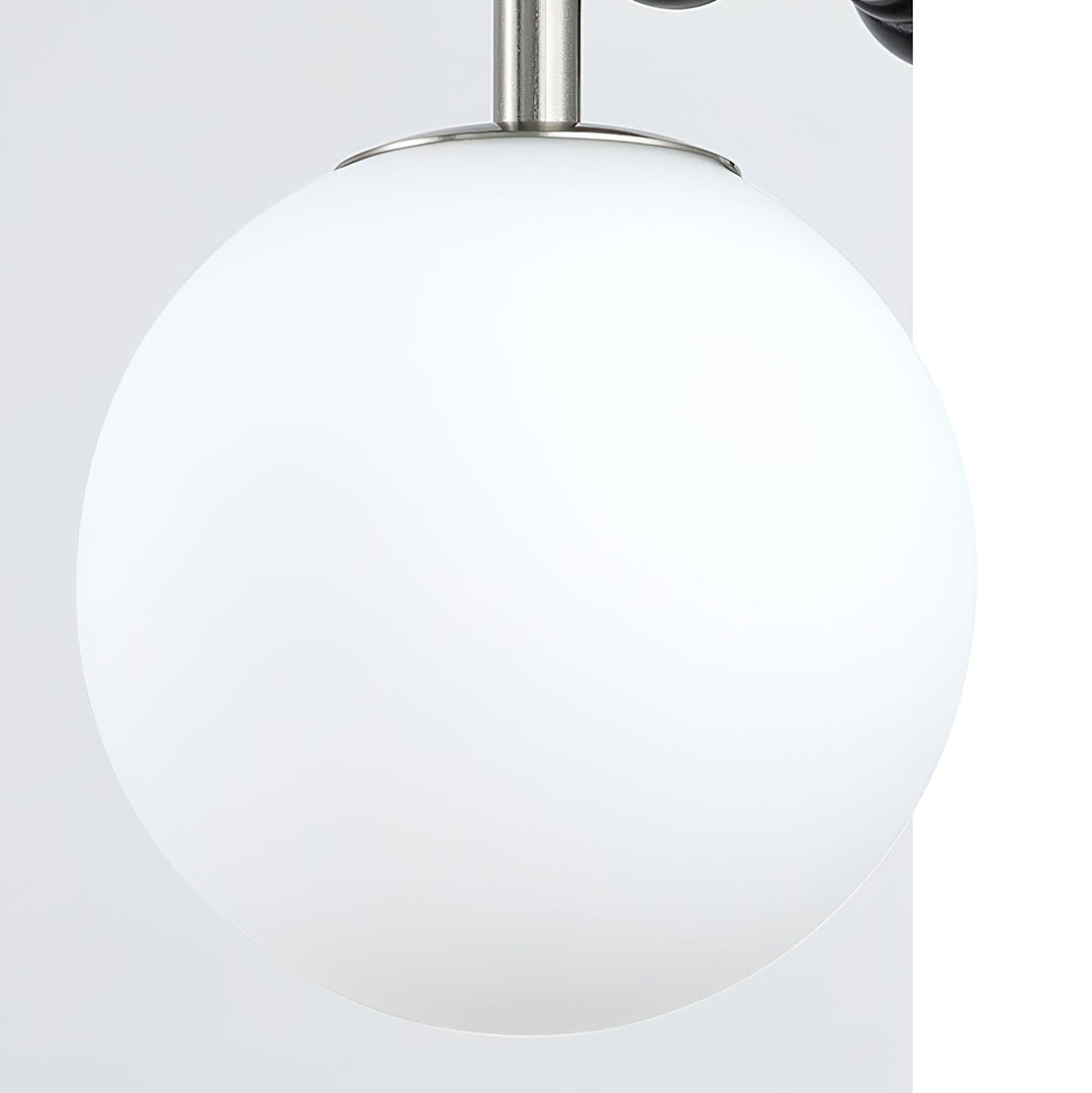 Hayes Lustre Bois Linéaire Boules en Verre - Neutralighting