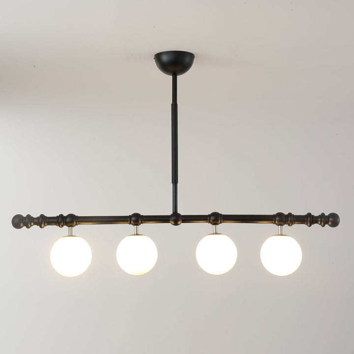 Hayes Lustre Bois Linéaire Boules en Verre - Neutralighting