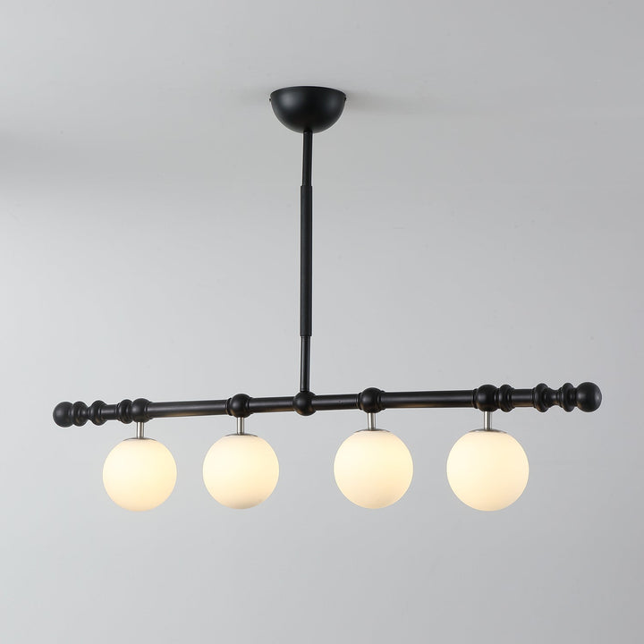 Hayes Lustre Bois Linéaire Boules en Verre - Neutralighting