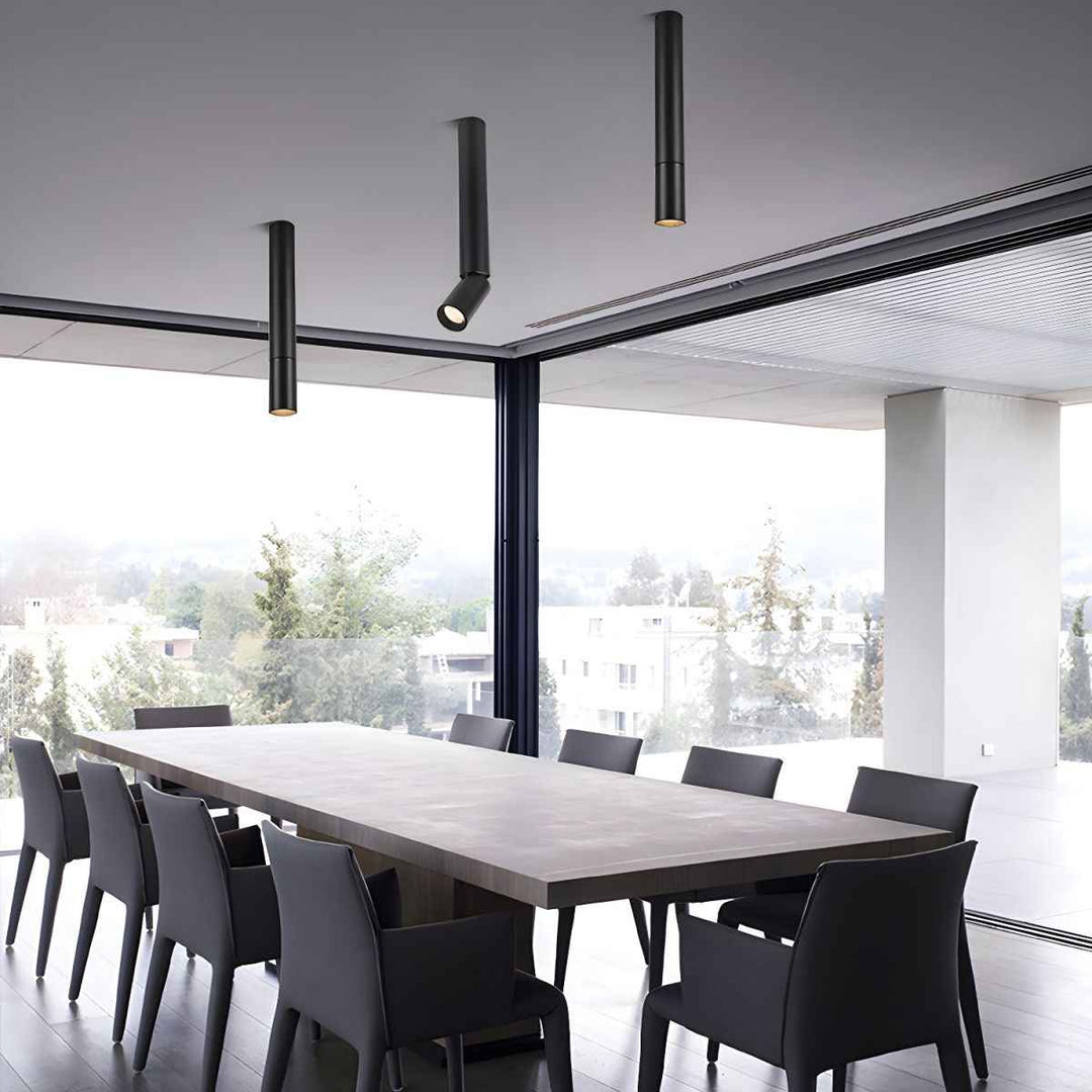 Elvynira Acrylique 25cm Noir LED
