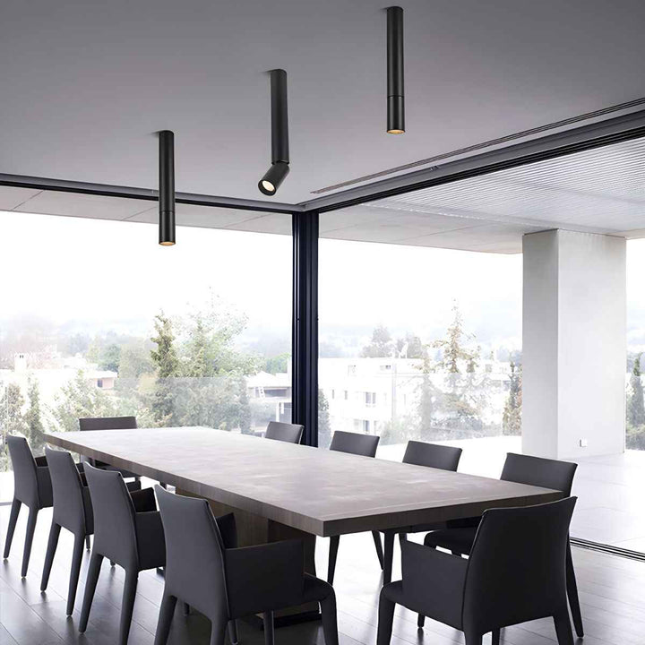 Elvynira Acrylique 25cm Noir LED
