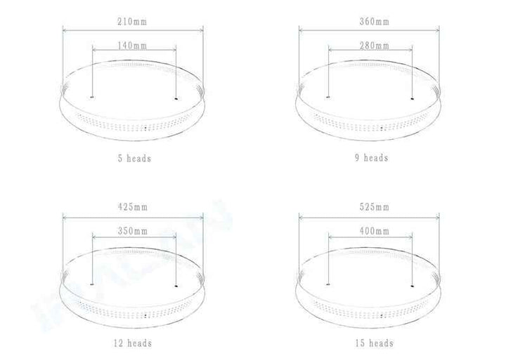 Plafonnier Arisha Acrylique LED V4