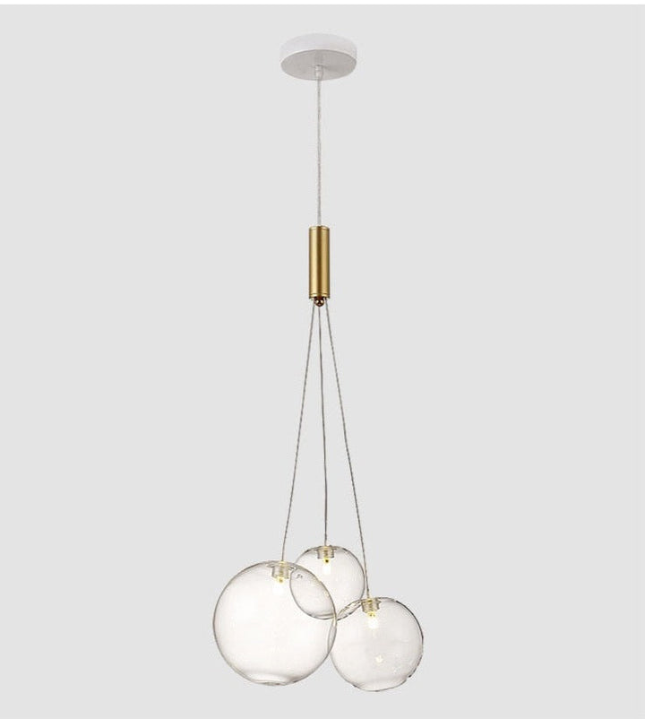 Valentina Suspension Bubble Moderne Métal/Verre Transparent/Étoilé Salon - Neutralighting