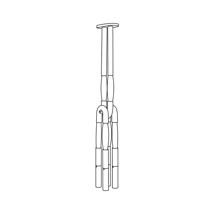 Cacarir Suspension Traditionnelle Art Métal Noir - Neutralighting