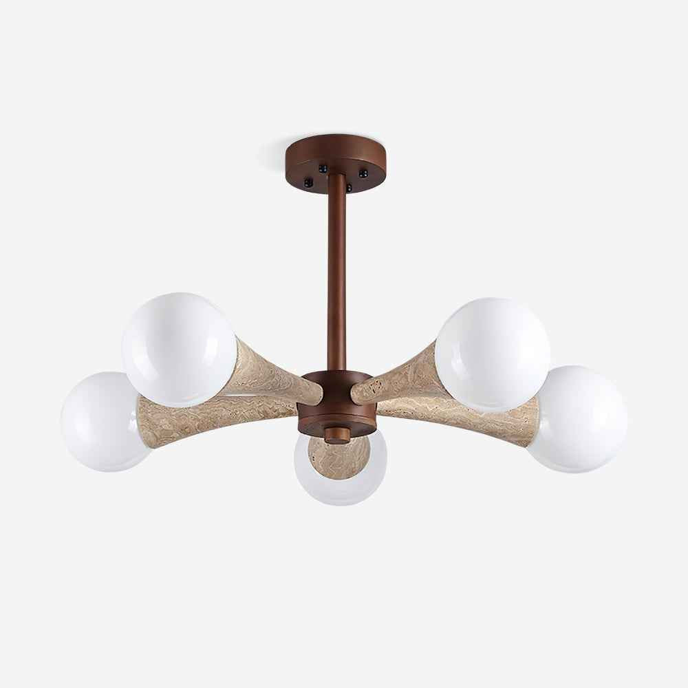 Ritta Verre 62cm Beige LED 40W
