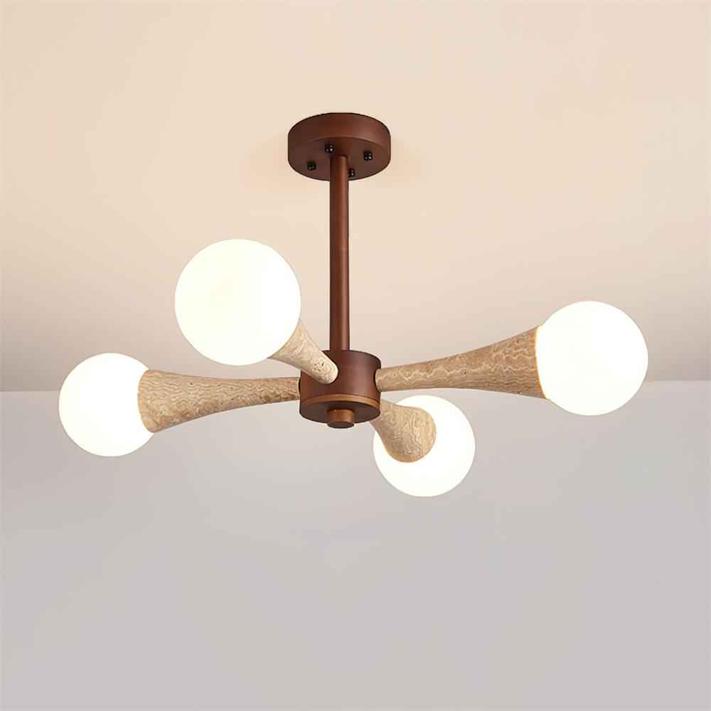 Ritta Verre 62cm Beige LED 40W