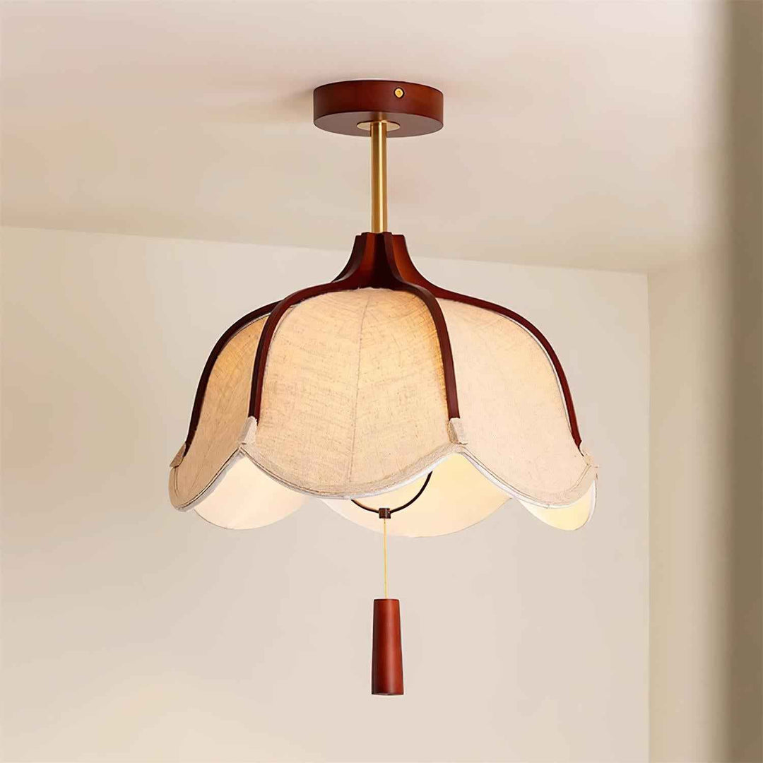 Plafonnier Givola en Bois – Éclairage Plafonnier Moderne