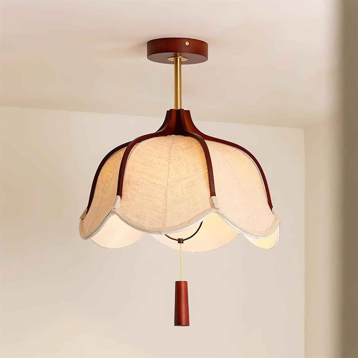 Plafonnier Givola en Bois – Éclairage Plafonnier Moderne