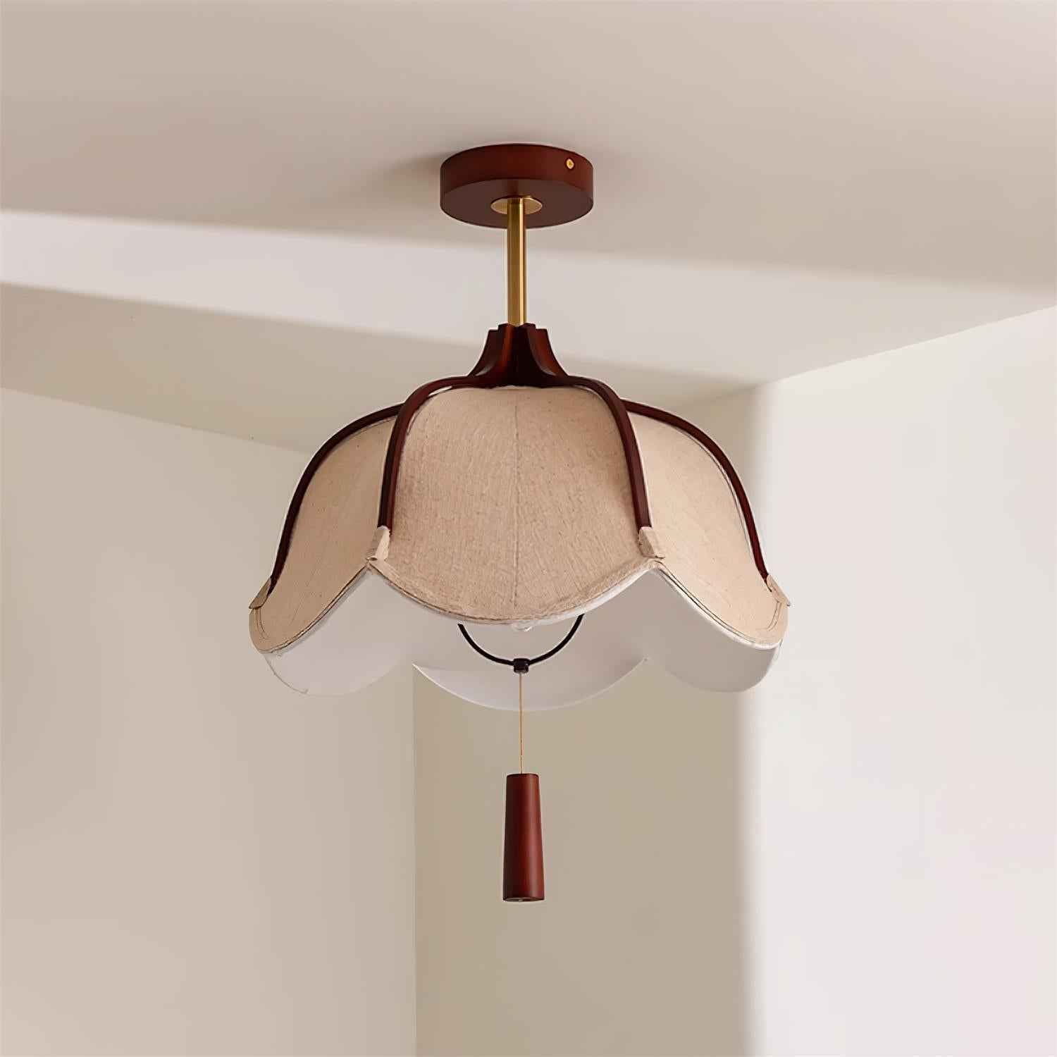 Plafonnier Givola en Bois – Éclairage Plafonnier Moderne