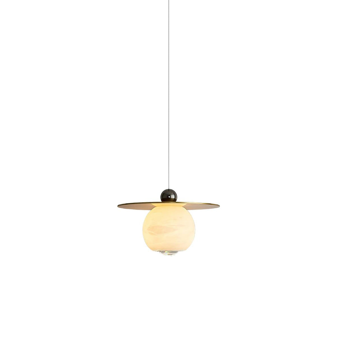 Alvarel Suspension Moderne Cordon Laiton Albâtre - Neutralighting