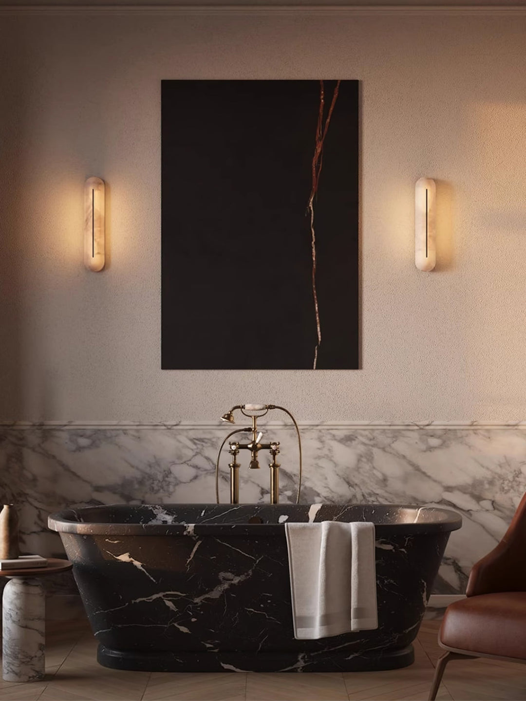 Armaryra Applique Murale Oblongue en Albâtre - Neutralighting