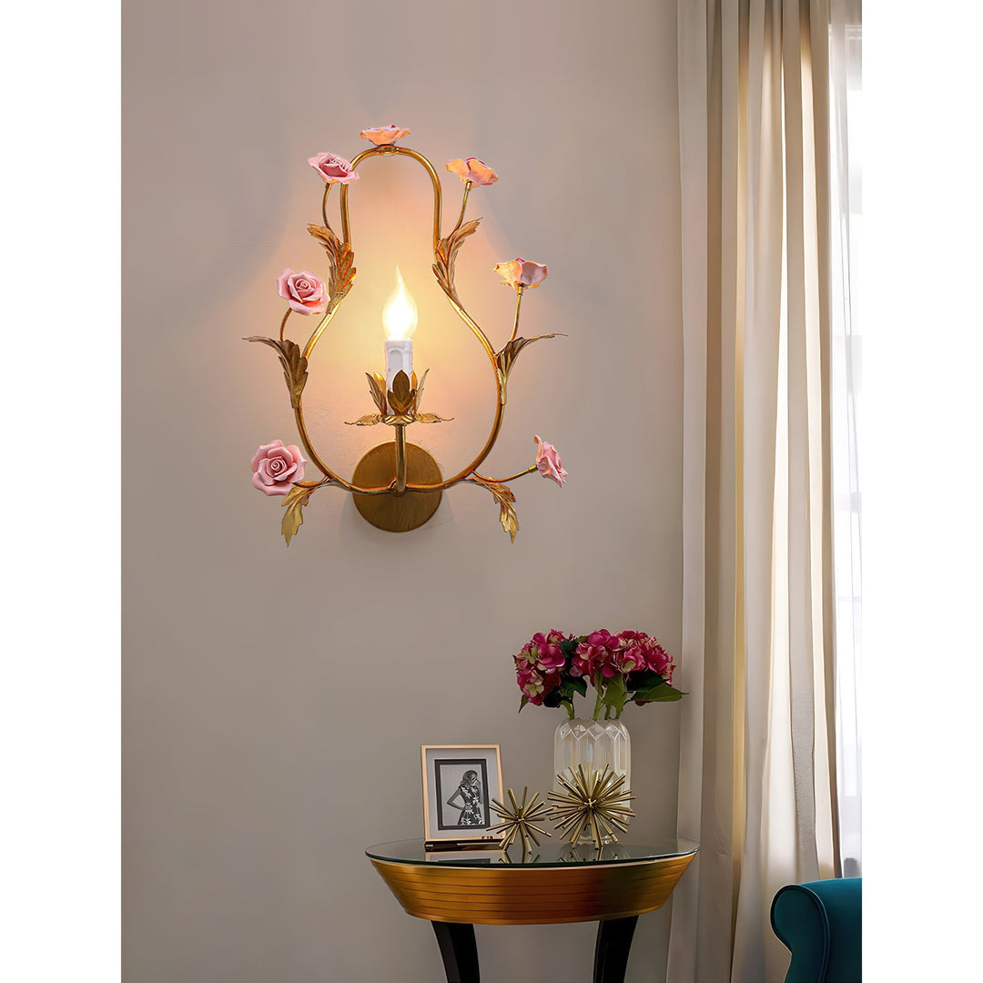 Orvara Applique Murale Créativité Céramique Florale - Neutralighting