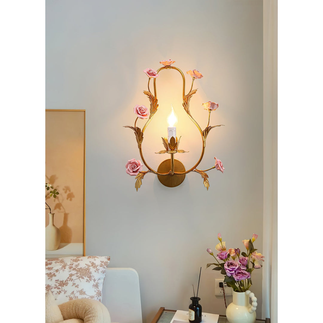 Orvara Applique Murale Créativité Céramique Florale - Neutralighting