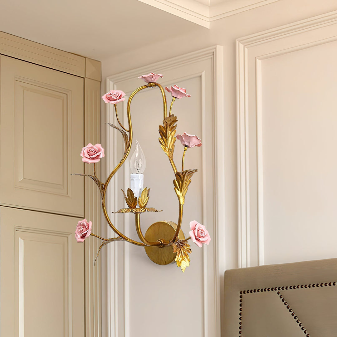 Orvara Applique Murale Créativité Céramique Florale - Neutralighting