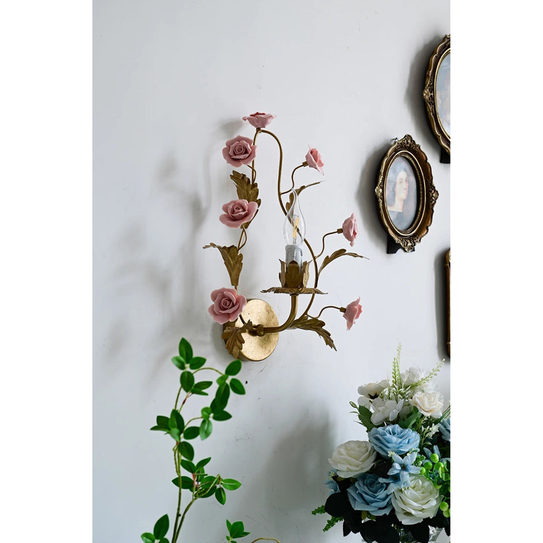 Orvara Applique Murale Créativité Céramique Florale - Neutralighting