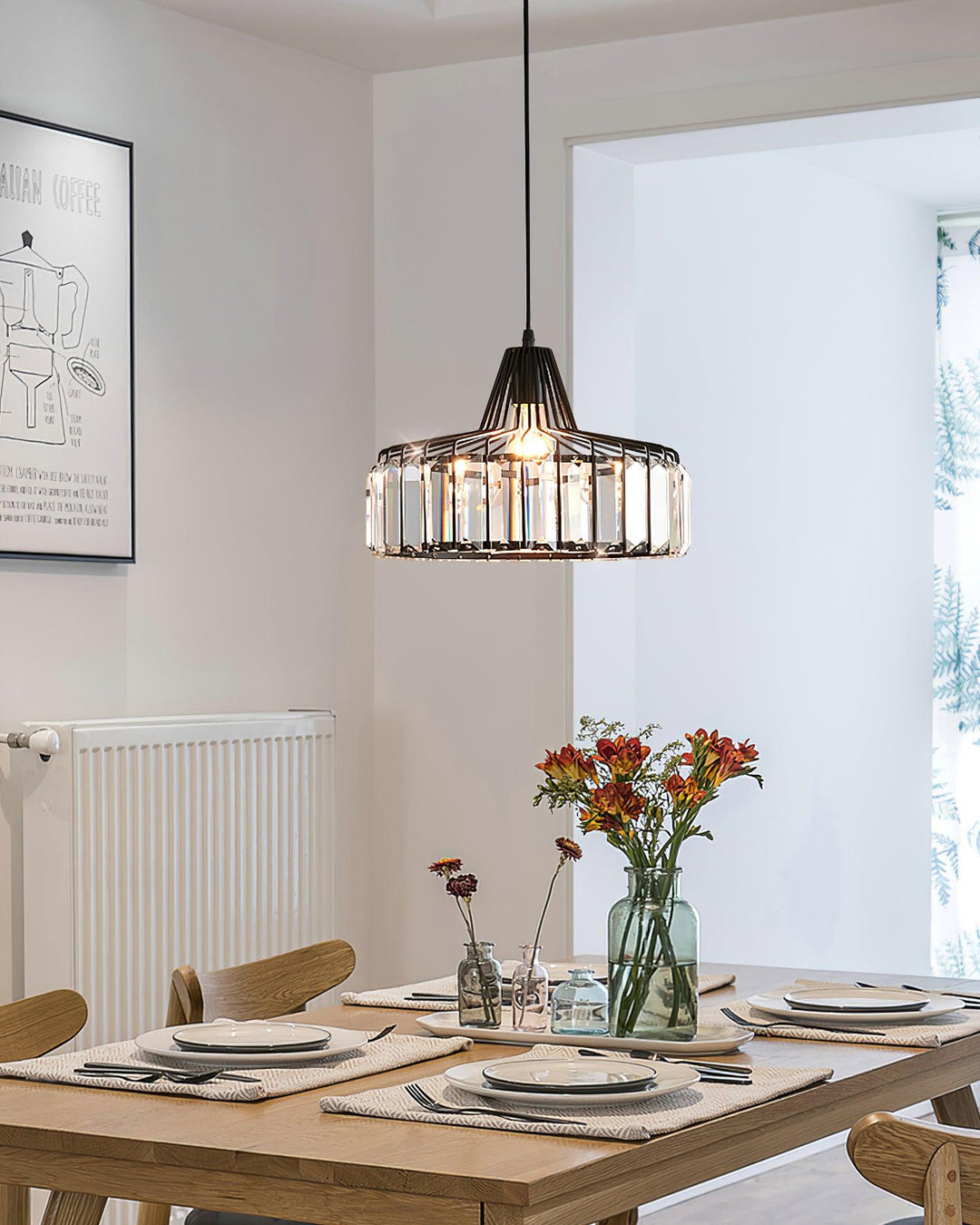 Hinkley Lampe Pendante Cristal Géométrique Moderne - Neutralighting